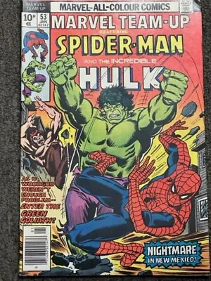 Buy Marvel Team-Up #53 Spider-Man & Hulk UK Variant 1st Byrne On X-Men • 16.04£