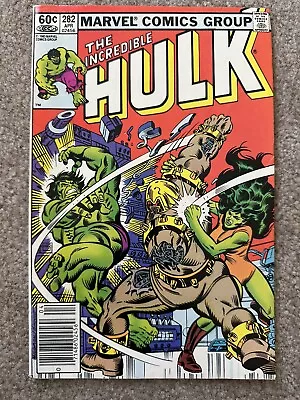 Buy The Incredible Hulk #282 1st She-Hulk X-Over 1983 Marvel Comics NM • 28.15£