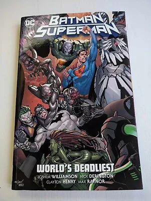 Buy Batman Superman Volume 2: World's Deadliest, 2021, DC Graphic Novel • 7£