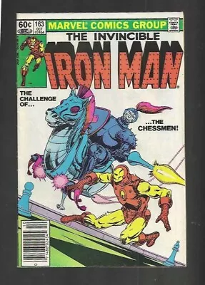 Buy 1982 Marvel-The Invincible Iron Man-#163-Knight's Errand-Dennis O'Neil Script-VF • 8.30£