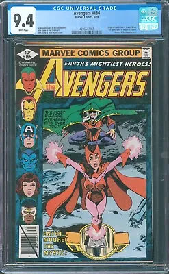 Buy Avengers #186, Marvel (1979), CGC 9.4 (NM), 1st App Magda & Chthon! • 104.28£