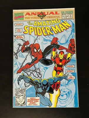 Buy THE AMAZING SPIDER-MAN  ANNUAL  #25 1991 Marvel Comics Black Panther Iron Man • 2.17£