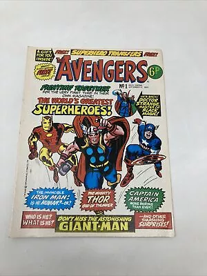 Buy The Avengers Marvel Comic No 1 1973 Doctor Strange Rare HTF • 99.99£