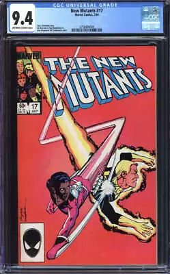 Buy New Mutants #17 Cgc 9.4 Ow/wh Pages // Starjammers Appearance 1984 • 47.31£