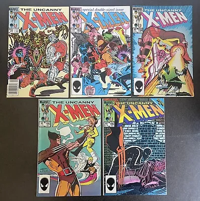 Buy Uncanny X-Men #192, 193, 194, 195, 196 (5 Comic Lot) VF To NM- 1st Firestar Cont • 15.98£