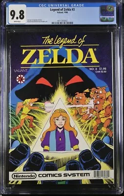 Buy Legends Of Zelda #3 CGC 9.8 1990 Valiant Comics Rare In A 9.8 • 973.12£