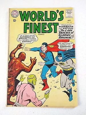 Buy World's Finest #144 Superman Batman Braniac (1964 DC Comics) Silver Age • 9.59£