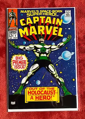 Buy CAPTAIN MARVEL #1 Beautiful High Grade Copy 1st App In Own Series Silver Age • 218£