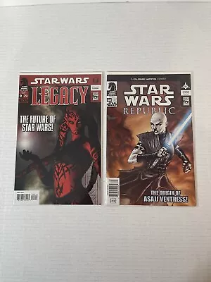 Buy Star Wars Dark Horse Comics Lot Of 2. Legacy #0 And Republic #60 • 30.38£