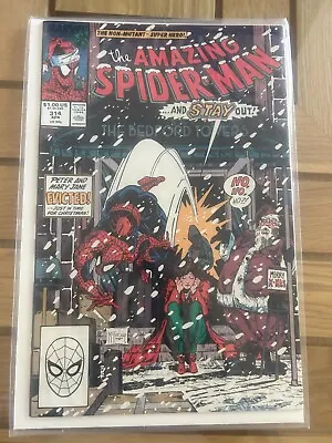 Buy Amazing Spider-man #314. April 1989. Marvel. Todd Mcfarlane Cover & Art! • 15£