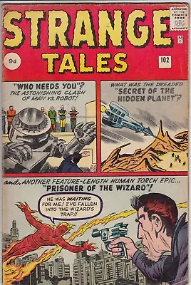 Buy Strange Tales 102 - 1962 - Kirby, Ditko - Fine + • 249.99£