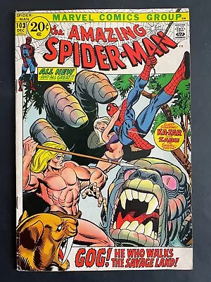 Buy Amazing Spider-Man #103 Ka-Zar Marvel 1971 Comics • 12.03£