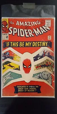 Buy RARE Amazing Spider-Man #31(1965) - 1st App Gwen Stacy+Harry Osborn-Grade 3.5/4+ • 249.99£