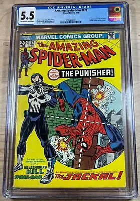 Buy Amazing Spider-Man #129 1st Appearance Of The Punisher CGC 5.5 • 1,027£