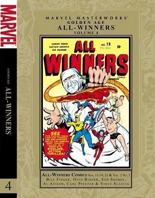 Buy MARVEL MASTERWORKS: GOLDEN AGE ALL-WINNERS - VOLUME 4 By Bill Finger & NEW • 91.11£