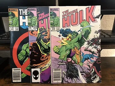Buy The Incredible Hulk #310, 312, 317 Lot Of 3 (1985) Marvel Comics • 8.01£