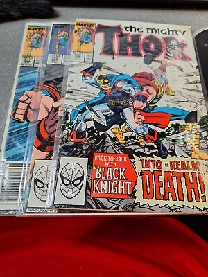 Buy Marvel Comics Mighty Thor Issues 394, 395, 396 VF/NM /4-209 • 8.75£