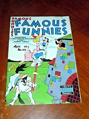 Buy FAMOUS FUNNIES #165 (1948).  VF- Cond.(7.5) BUCK ROGERS High Grade!!! • 54.02£