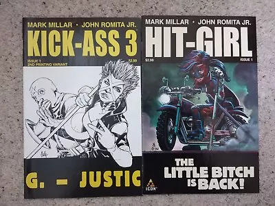 Buy Icon - Hit Girl #1 & Kick Ass 3 #1 (2nd Print Variant) • 6£