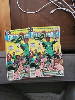 Buy 2 LOT Rare Green Lantern Vol. 2 #188 DC May 1985 Newsstand 1st Mogo - Alan Moore • 23.67£