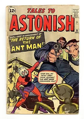 Buy Tales To Astonish #35 GD 2.0 1962 1st App. Ant-Man In Costume • 240.18£