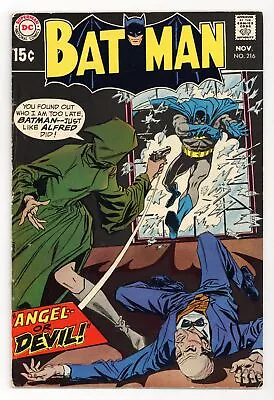 Buy Batman #216 VG 4.0 1969 • 15.99£