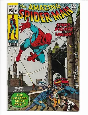 Buy Amazing Spider-man 95 - Vf- 7.5 - Gwen Stacy - Mary Jane Watson (1971) • 86.97£