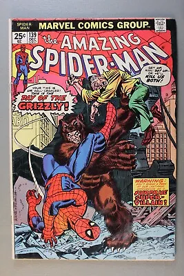 Buy The AMAZING SPIDER-MAN #139  Day Of The GRIZZLY!  Kane & Romita Cover • 19.99£