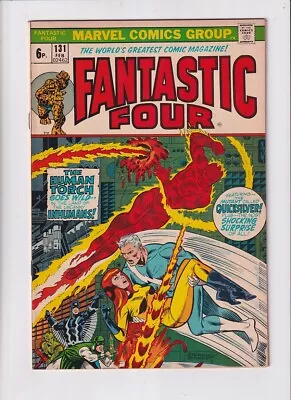 Buy Fantastic Four (1961) # 131 UK Price (7.0-FVF) (2001306) Inhumans, Quicksilve... • 31.50£