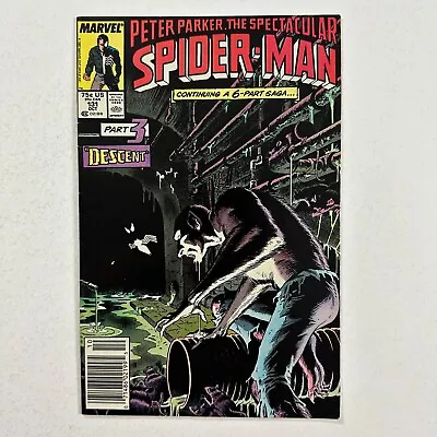 Buy Spectacular Spider-man 131 Newsstand Kraven's Last Hunt (1987, Marvel Comics) • 14.18£