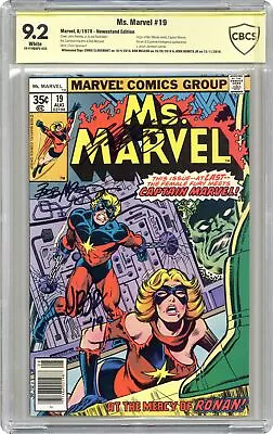 Buy Ms. Marvel #19 CBCS 9.2 Newsstand SS 1978 19-476BAFE-033 • 104.08£