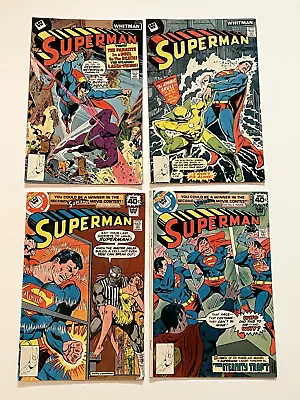 Buy SUPERMAN Lot Of 4 Whitman Variants Low Grade 322 323 331 332 Low Grade DC COMICS • 12.66£