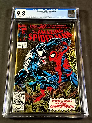 Buy The Amazing Spider-Man #375 1993 CGC 9.8 3931505016 Mark Bagley Randy Emberlin • 98.12£