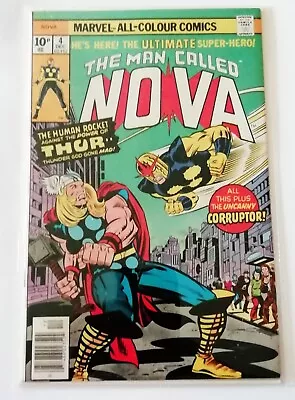 Buy Nova #4, Marvel Comics 1976, 1st App The Corruptor, Thor Apps, Bronze Age Fine  • 7.95£