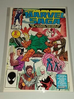 Buy Marvel Saga #1 Nm (9.4 Or Better) Fantastic Four Avengers Comics December 1985  • 12.99£