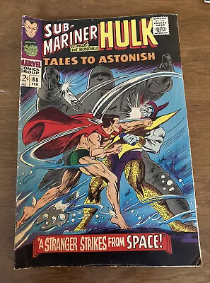 Buy Tales To Astonish #88 Sub-Mariner And The Incredible Hulk! Marvel 1967 Solid • 18.38£