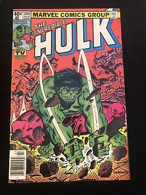 Buy Incredible Hulk 245 7.5 8.0 1st Super Mandroid Wk16 • 7.92£