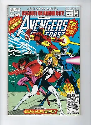 Buy AVENGERS WEST COAST ANNUAL # 7 (64-Pages, HIGH GRADE, 1992) NM • 4.95£