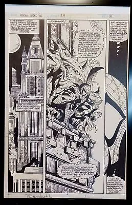 Buy Amazing Spider-Man #309 Pg. 4 By Todd McFarlane 11x17 FRAMED Original Art Print  • 47.90£