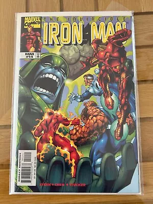 Buy Iron Man Vol. 3 No. 14, 1999, NM Fantastic Four Ronan The Accuser • 5£