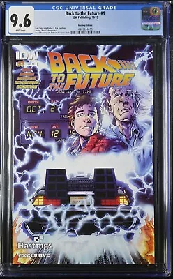 Buy Back To The Future #1 IDW Hastings Variant Comic CGC 9.6 Low Pop Very Rare • 120.37£