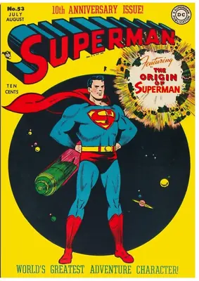 Buy Facsimile Reprint Covers Only To SUPERMAN #53 - (1948) • 14.25£