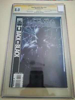 Buy Amazing Spider-Man 539, Cgc 8.0 SS And Sketch Manufacturing ERROR 2nd Blk Suit.  • 128.56£