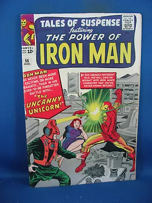 Buy Tales Of Suspense 56 Vg F Iron Man Unicorn 1964 Marvel • 63.55£
