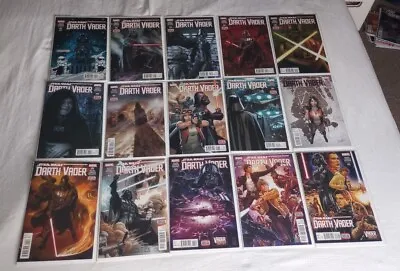 Buy 54 Star Wars Comics (2015) Comic Book Lot  Vader, Star Wars, Leia, Etc. ~ NM/NM+ • 176.94£