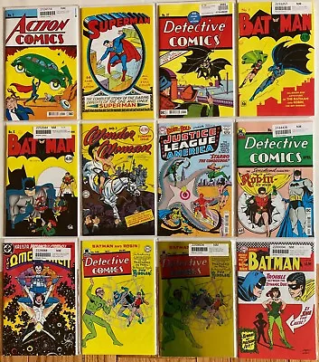Buy DC Facsimile Lot Detective Comics 27 38 Action 1 Batman Superman Wonder Woman 1 • 63.24£