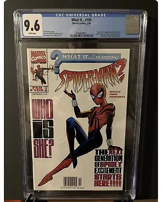 Buy NEWSSTAND 🕷️WHAT IF...? #105 CGC 9.6 1998 1st App Mayday Parker Spider-Girl 🔑 • 478.91£