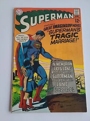 Buy SUPERMAN #215  Neal Adams Cover, DC 1969 Comics 1969 F/VF 7.0 • 22.39£
