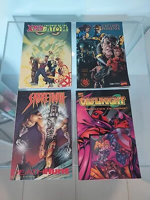 Buy X-men Graphic Novel Lot Children Of The Atom Sabretooth Onslaught  • 8£