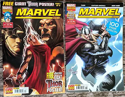 Buy Marvel Legends Collectors Editions, 57 & 58: Thor Iron Man Capt America Free P&p • 6.30£